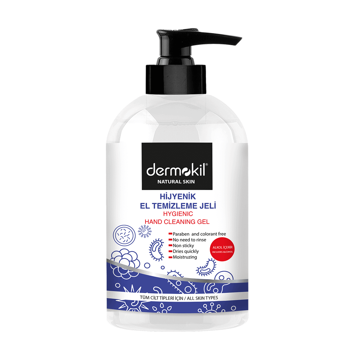 Dermokil El Temizleme Jeli 500 ml