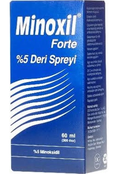 Minoxil Forte 5 Deri Spreyi 60 ml - Saç Dökülme Önleyici